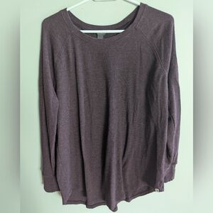 Eddie Bauer Long Sleeve Waffle top XL